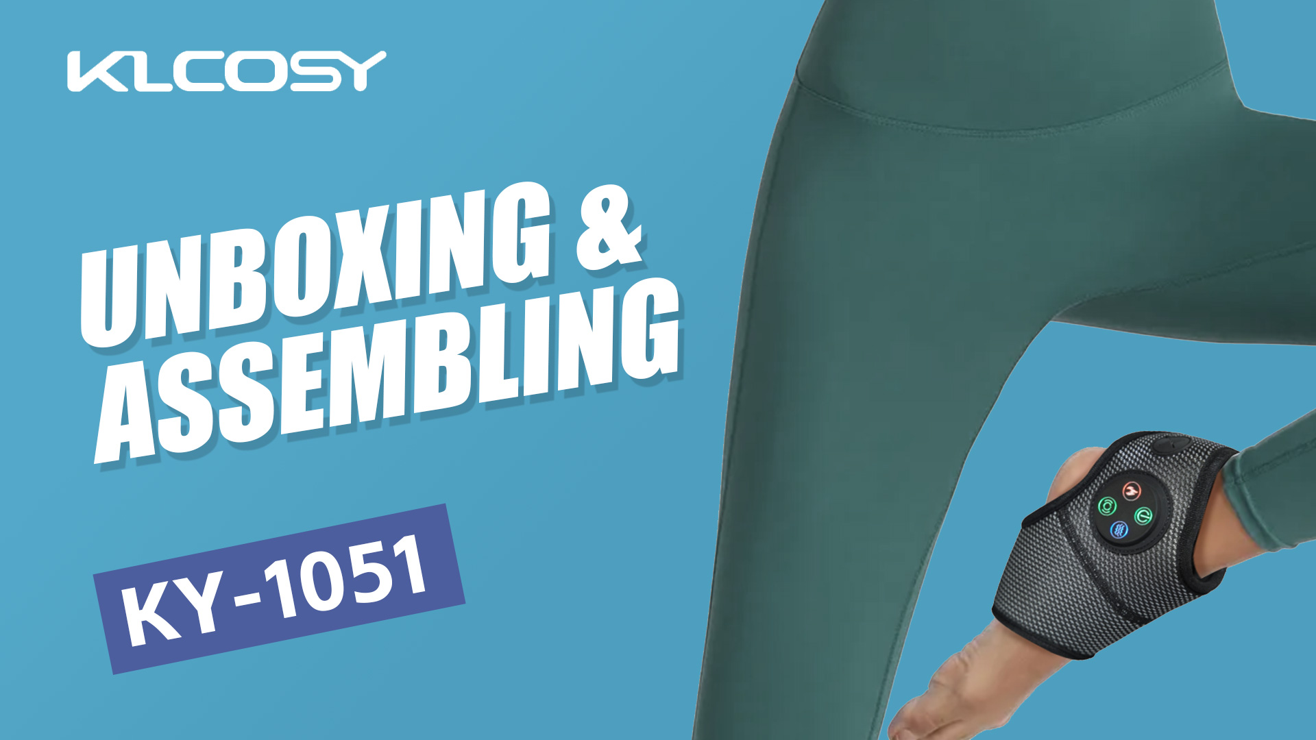 Entpackungsvideo für Ankelfußmassagegerät KY1051 II