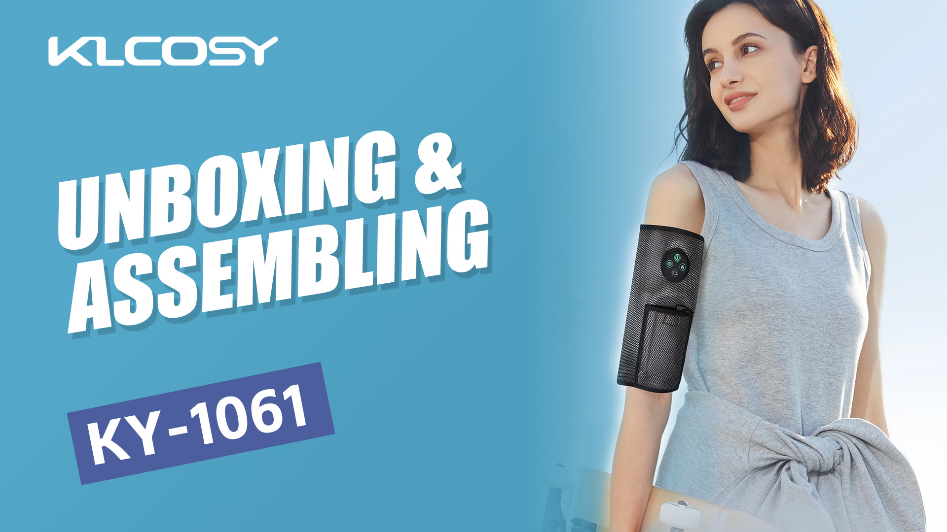 Entpackungsvideo für Arm/Beinmassagegerät KY1061 I