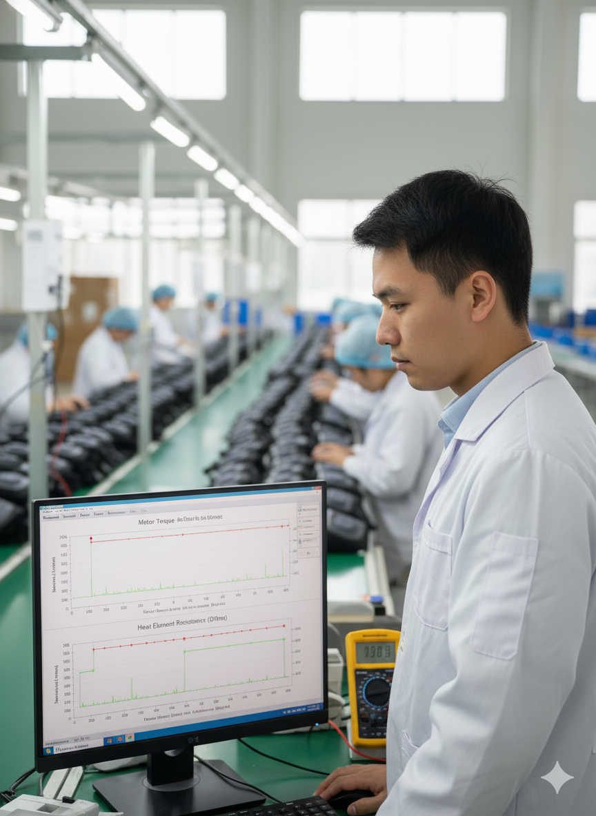 Akku-Massagegerät-SPC-Prozesssteuerung